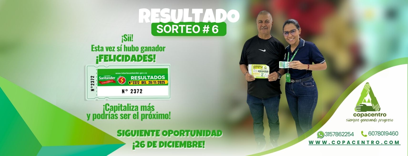 Ganador Sorteo 6 Web